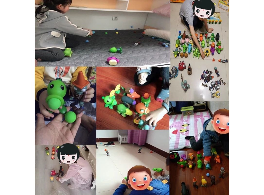 Large Genuine Plants vs. Zombie Toys 2 Complete Set Of Boys Soft Silicone Large Genuine Plants vs. Zombie Toys 2 Complete Set Of Boys Soft Silicone