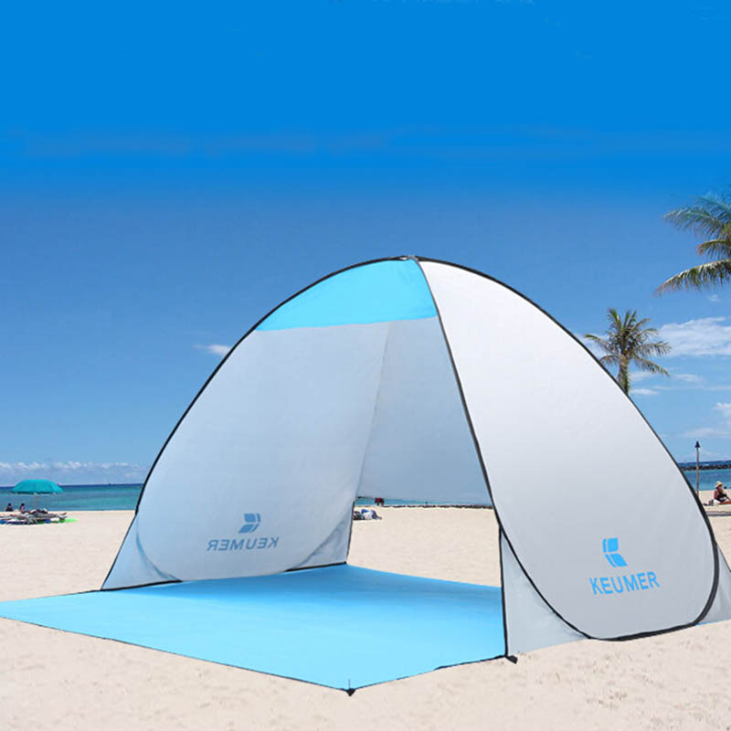 Automatic Beach Tent UV Protection Pop Up Tent Sun Shade Awning (Fast ...