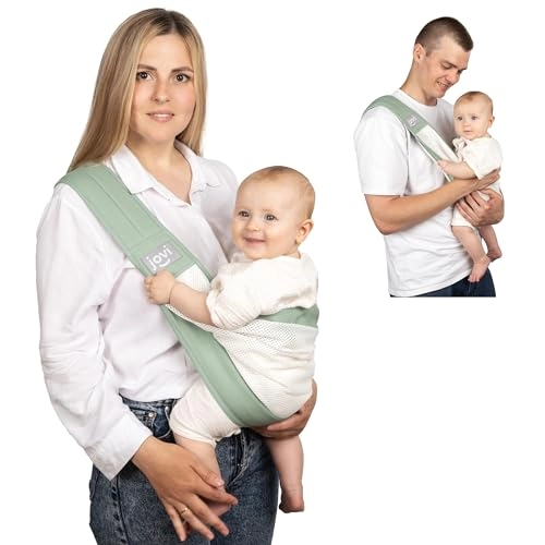 Baby Sling for Mom and Dad, Baby Shoulder Sling Carrier Newborn to Toddler, Mesh Baby Carrier