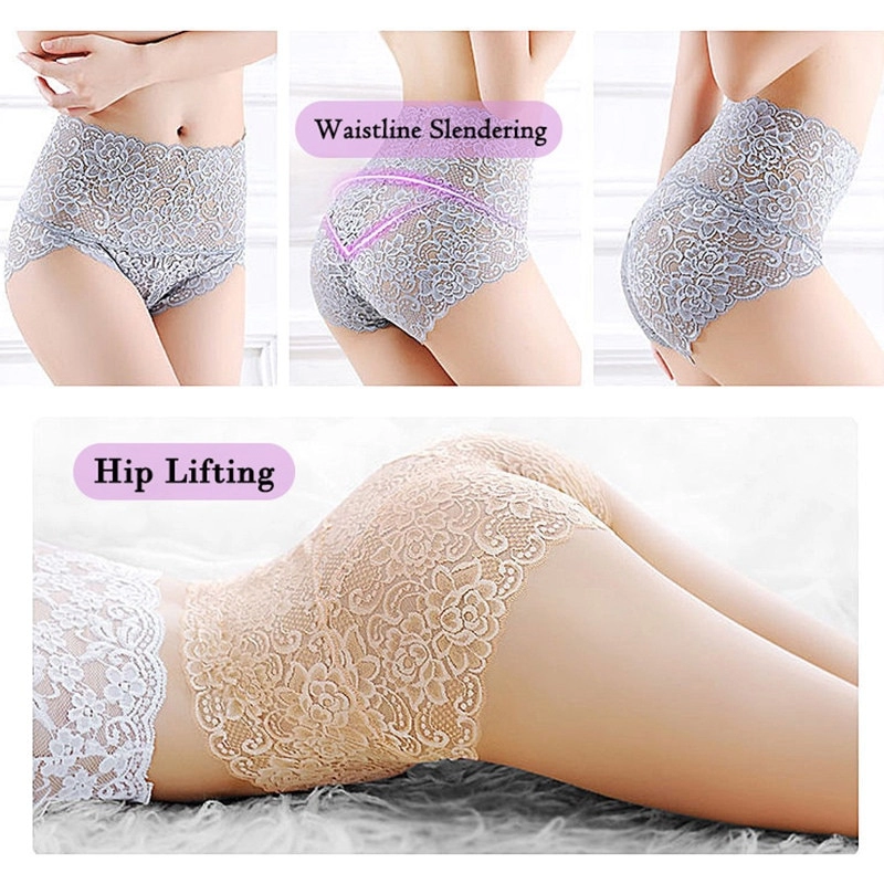 Buy Womens Ladies Full French Lace Floral Pattern Net Design Brief Sexy  Knickers Briefs Pants Online at desertcartSeychelles