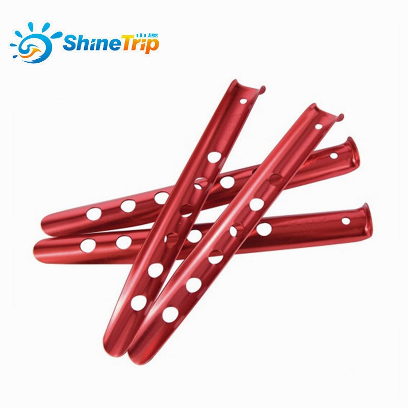 Aluminum U Shaped Tent Nail Tent Stakes Snow Peg Sand Peg for Outdoor