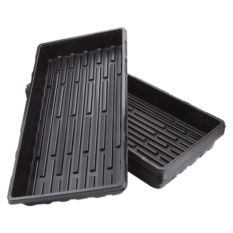 6 Packs Plastic Growing Trays Seed Tray Seedling Starter for Greenhouse ...