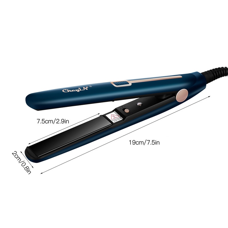 2 In 1 Mini Professional Hair Curler Hair Straightener Flat Iron Hairs Straightening Corrugated 