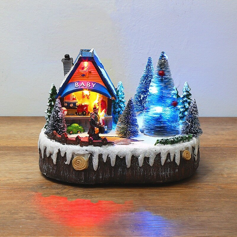 Christmas Decorations LED Light Luminescent Christmas Ornaments