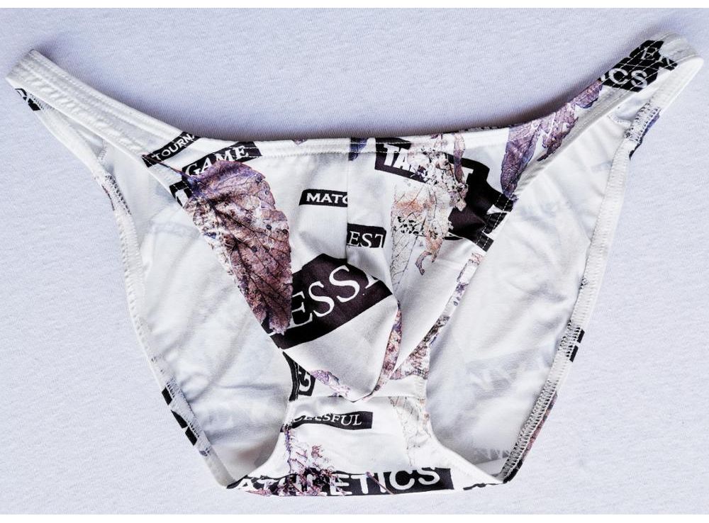 Men Briefs Underwear Men's Sexy Print Briefs bulge pouch Men