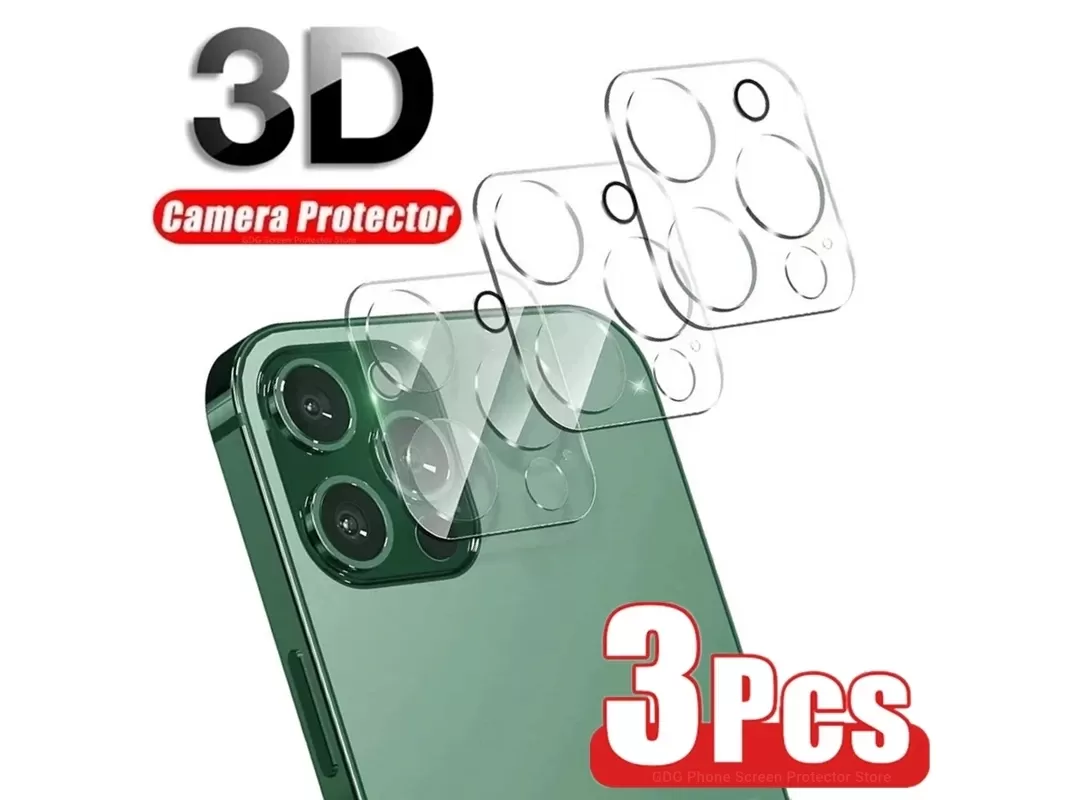 Camera Lens Protector for iPhone 13 Pro & iPhone 13 Pro Max 2021,Premium HD  Clear Tempered Glass Lens Cover Flim[Case