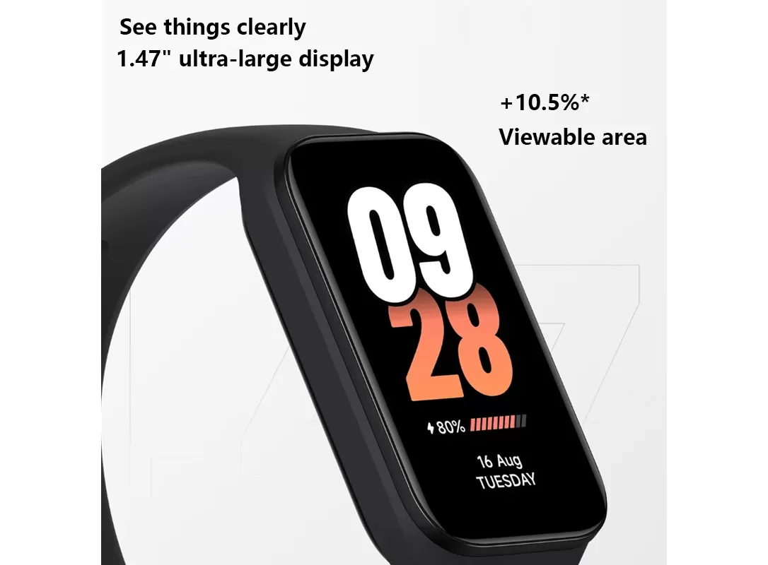 World Premiere]Global Version Xiaomi Smart Band 8 Active 1.47 Display 5ATM  Waterproof Heart Rate Monitor 50+ Sport Modes - AliExpress