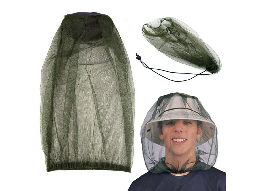 Midge Mosquito Insect Hat Bug Mesh Head Net Face Protector Travel Camping UK
