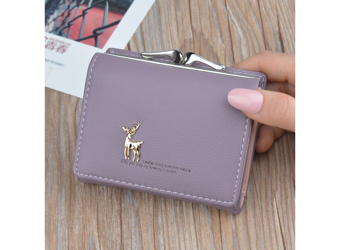 Lady Hand Bag Lady Small Purse Pocket Purse Lady, Ladies Wallet, Simple,  Soft and Comfortable PU Leather Tri-fold Clutch Bag, Lady Wallet, Lady  Wallet, Lady Coin Purse (Color : Burgundy) : Amazon.ca: