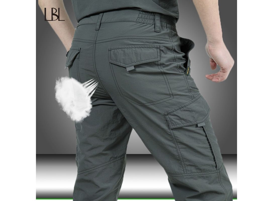 POENTAB Boy's Cargo Pants, Kids' Casual Outdoor Quick Dry Waterproof Hiking Climbing Convertible Zip Off Pants