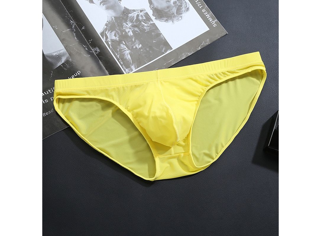 Men Briefs Seamless Breathable De Panties Men Bikini Solid Seamless Low  Waist Soft Underwear