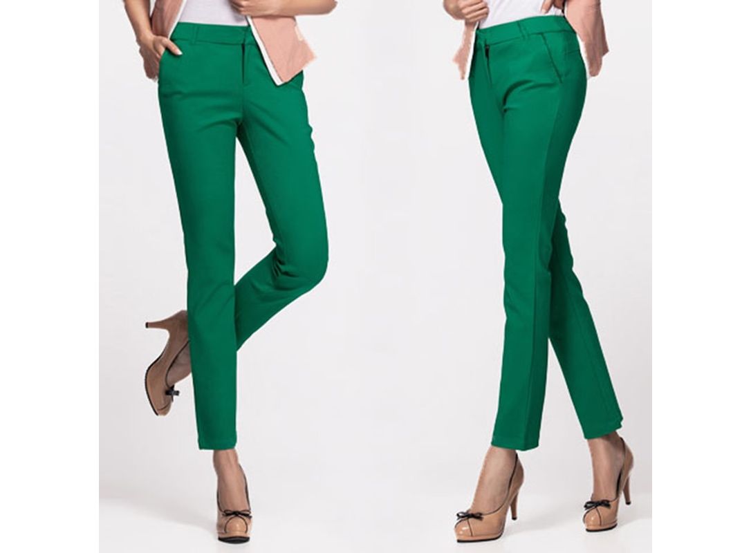 NEW women's casual OL office Pencil Trousers Girls's cute 12 colour Slim Stretch  Pants fashion Candy Jeans Pencil Trousers, pencil trousers
