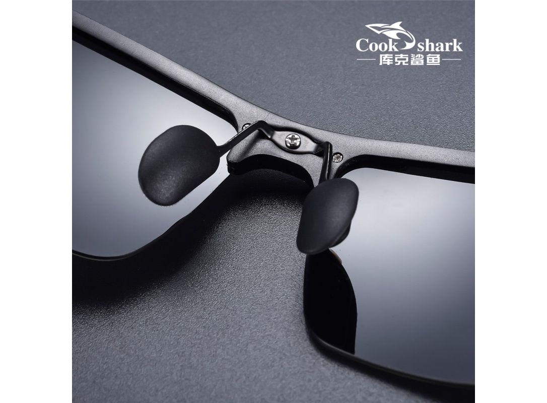 Cook Shark's new aluminum magnesium sunglasses men's sunglasses HD
