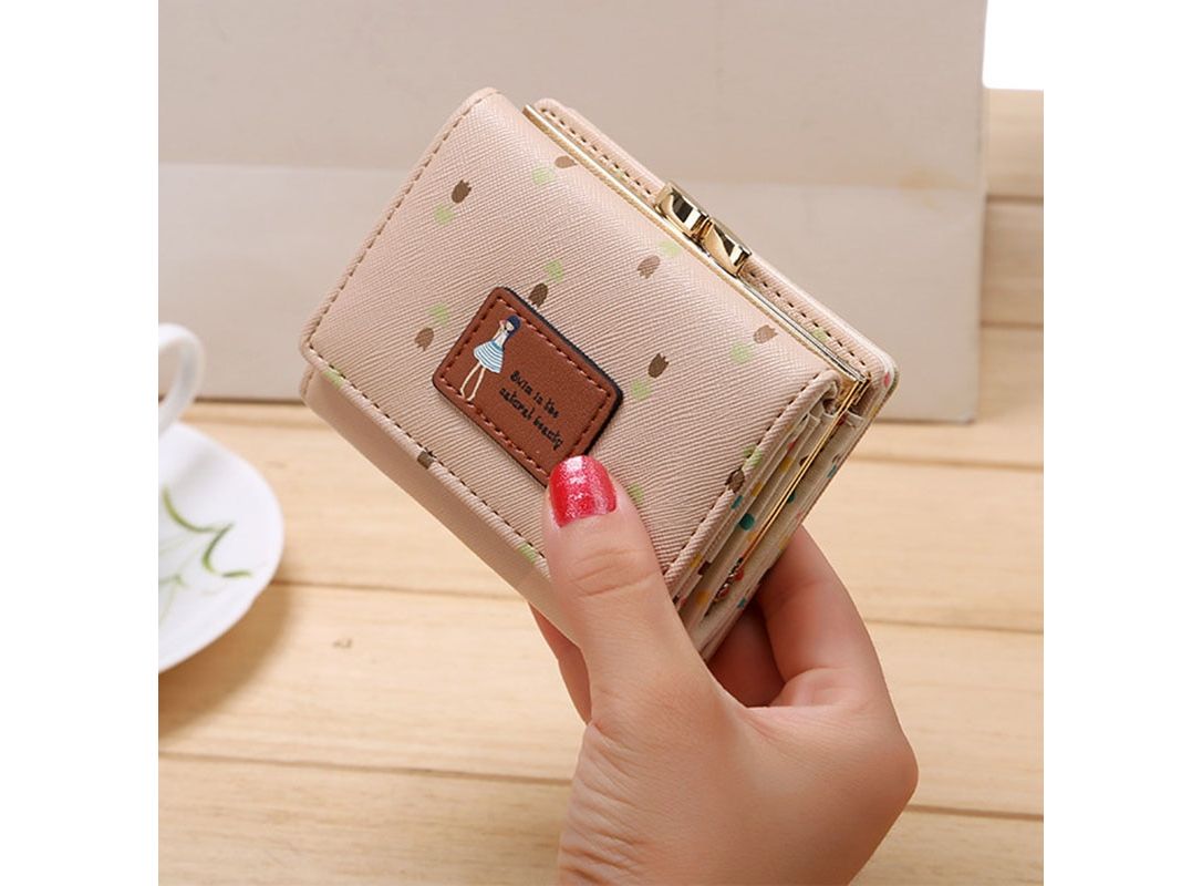 Women Short Small Money Purse Wallet Ladies Leather Folding Coin Card  Holder UK | eBay