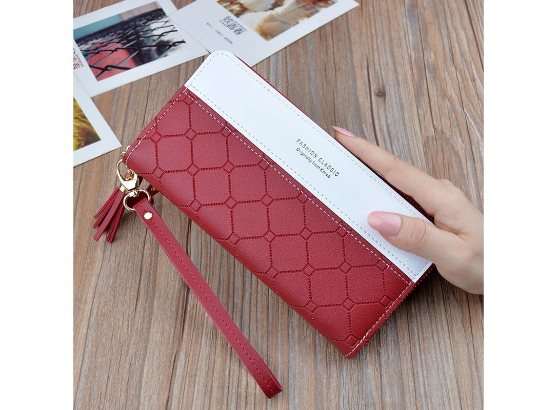 Ladies Wallet - Double Zip - Personalised Leather Products & Accessories