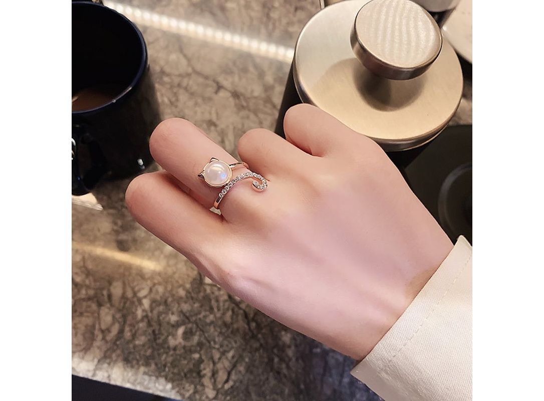 Kimai Ally Lab Created Diamond Split Ring | Nordstrom | Womens jewelry rings,  Custom gold rings, Jewelry