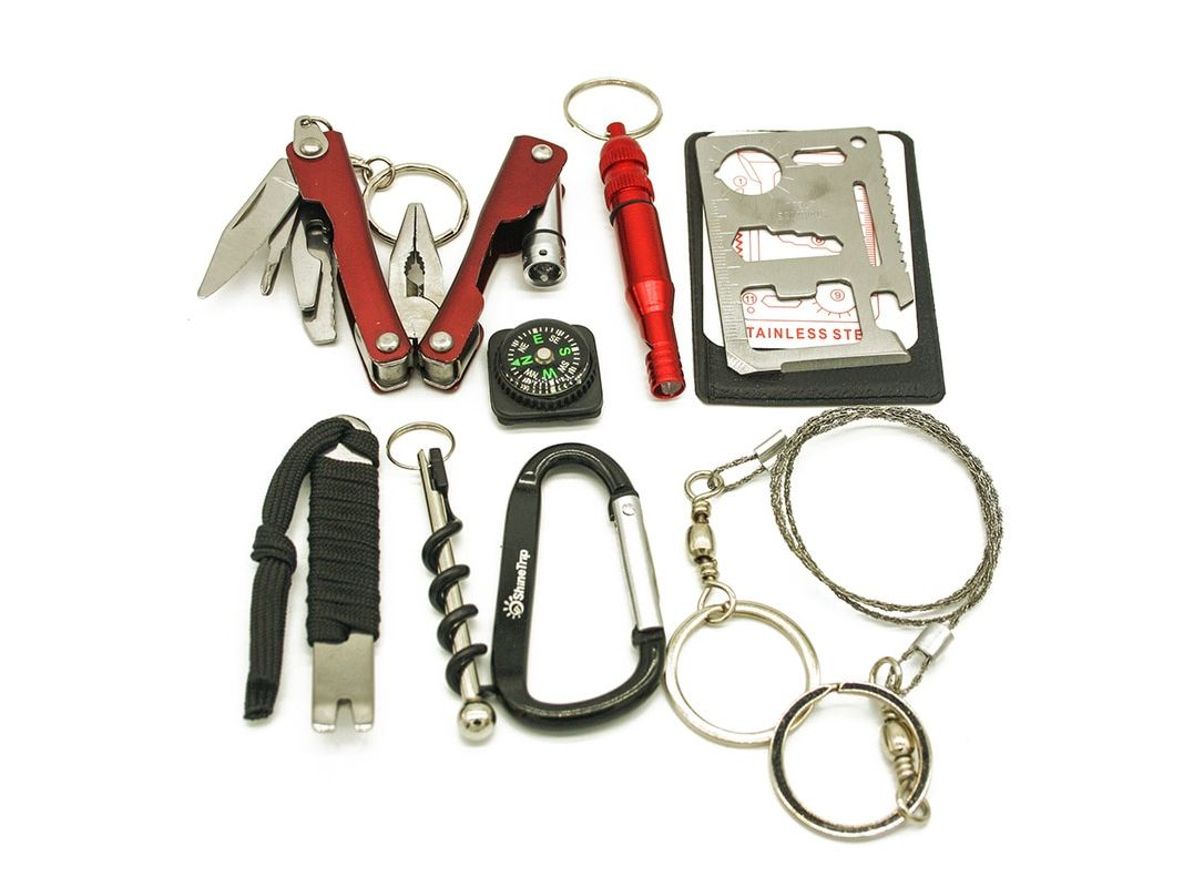 Survival Tools SOS Emergency Survival kit Multi Tool Camping Gear