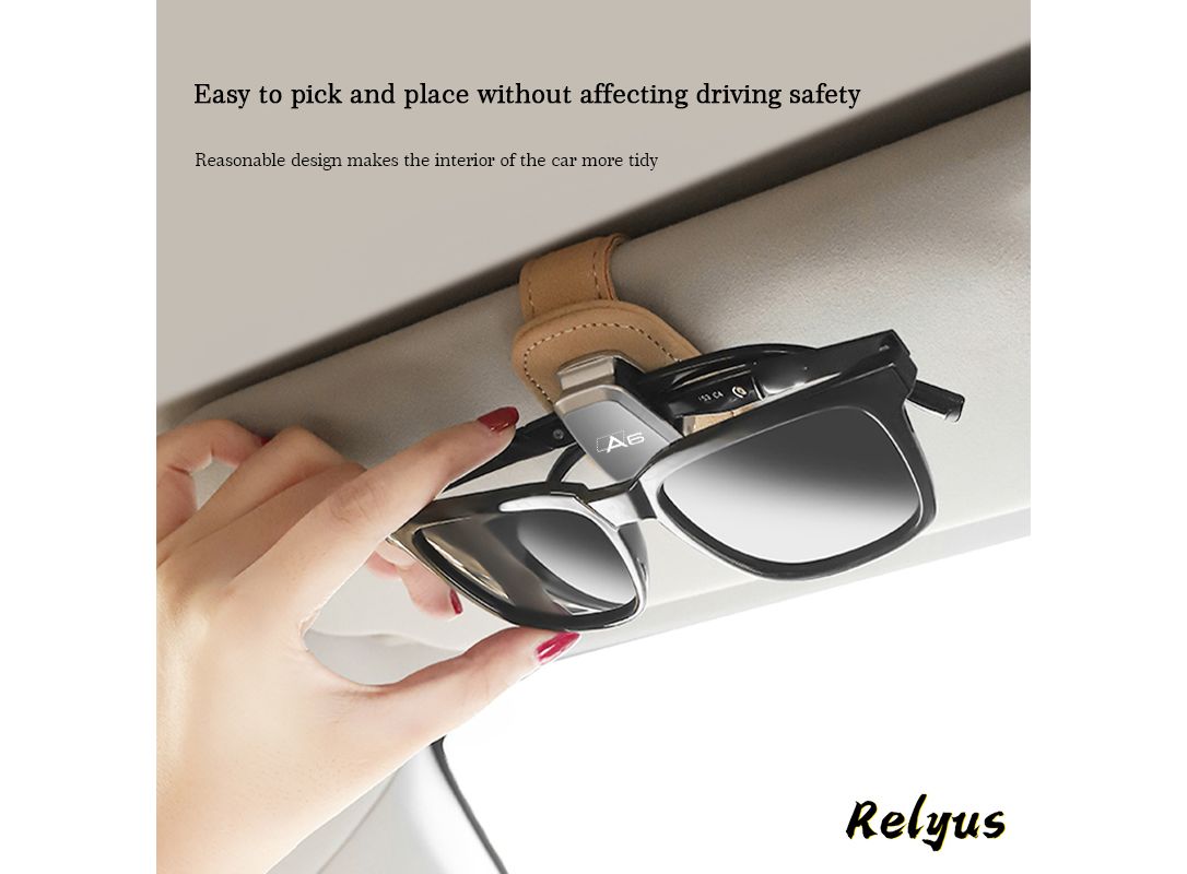 Car Eyeglass Holder Glasses Case Storage Clip Sunglasses Holder