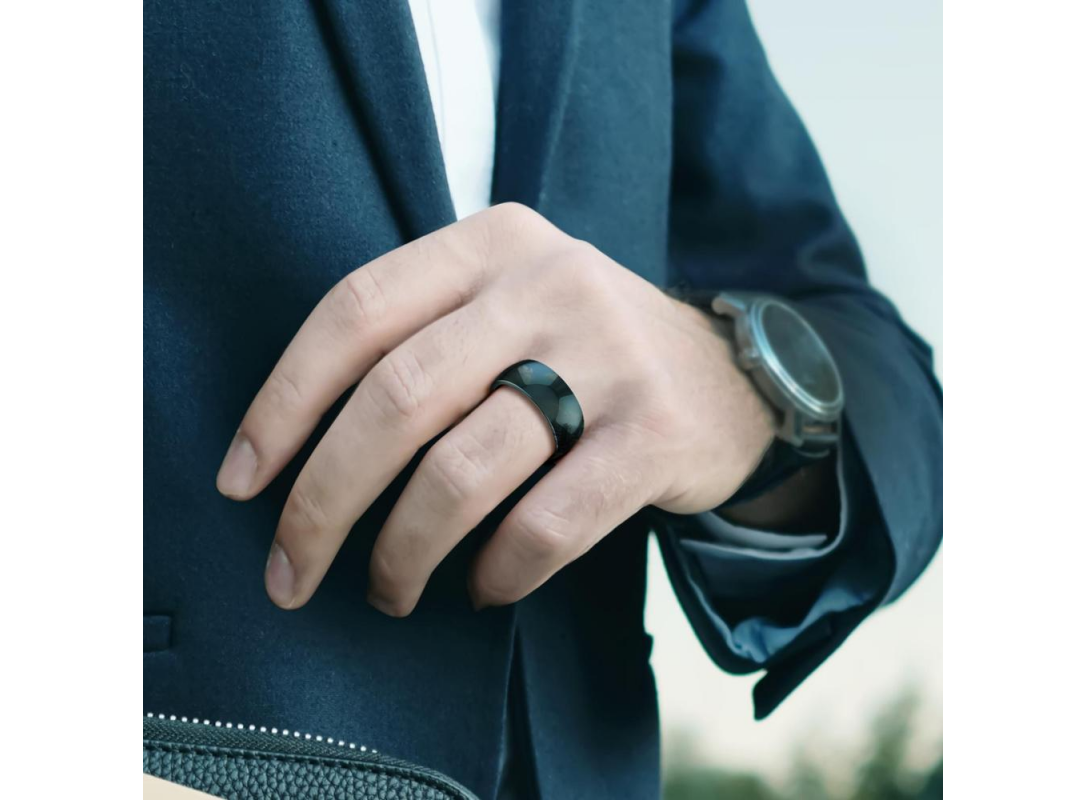 HECERE Waterproof Ceramic NFC Ring, NFC Forum Type 2 215 496 Bytes Chip  Universal for Mobile Phone, All-Round Sensing Technology Wearable Smart Ring,  Fasion Ring for Men or Women (11#, Black) : Amazon.in: Jewellery