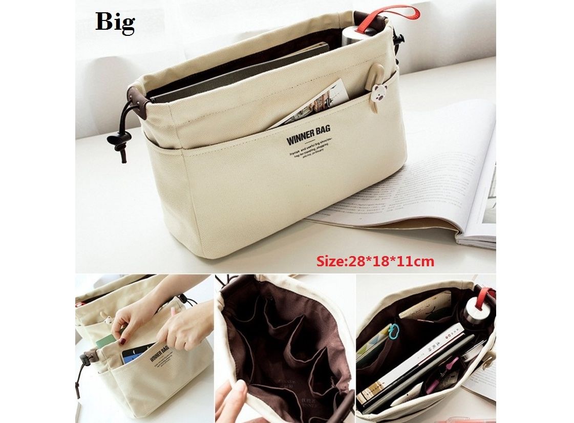 For trousse 28 Cosmetic Bag Bag Insert Organizer 