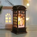 Christmas Decoration Lights 2021 New Year Gift for Child Party Bedroom Table Lamp Bronze Santa Claus/Snowman/Elk