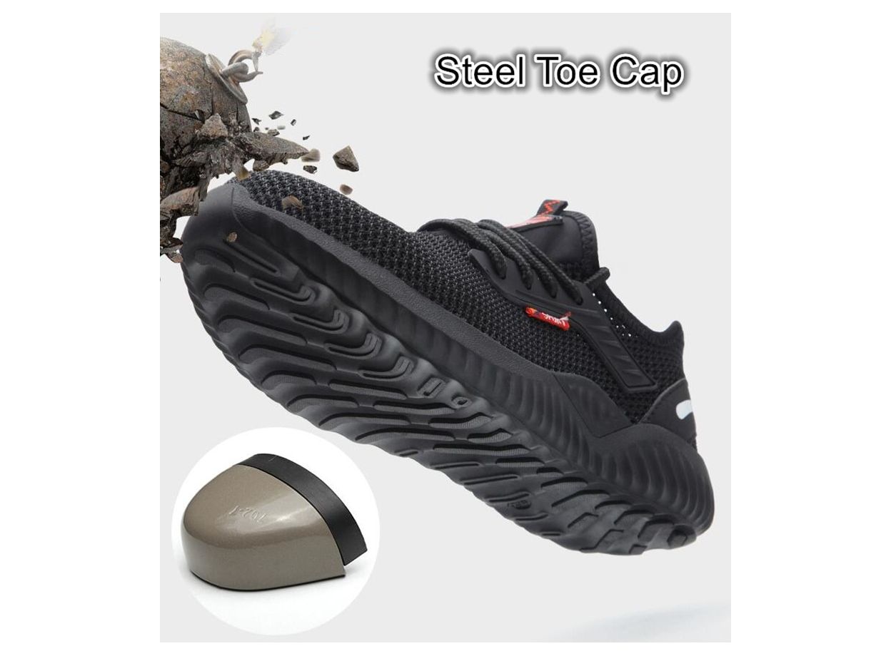 Indestructible Shoes Men Safety Work Shoes with Steel Toe Cap Puncture