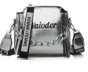 FASHION TIDE LADIES LETTER HANDBAG – BOLD MONOGRAM SQUARE TOTE WITH STRUCTURED LEATHER