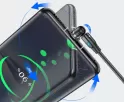 MAGNETIC CABLE MICRO USB TYPE C PHONE CABLE FOR IPHONE11 PRO XS MAX SAMSUNG XIAOMI USB
