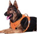 BARKBAY NO PULL DOG HARNESS FRONT CLIP HEAVY DUTY REFLECTIVE EASY CONTROL HANDLE FOR LARGE DOG WALKING WITH ID TAG POCKET(ORANGE,XL) BARKBAY NO PULL DOG HARNESS FRONT CLIP HEAVY DUTY REFLECTIVE EASY CONTROL HANDLE FOR LARGE DOG WALKING WITH ID TAG POCKET(ORANGE,XL)