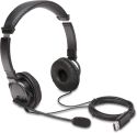 KENSINGTON USB WIRED HEADSET, STEREO HEADPHONES WITH NOISE-CANCELLING MICROPHONE, USB HEADSET, PC/MAC/LAPTOP/TABLET FOR WINDOWS, MAC AND CHROMBOOK - BLACK KENSINGTON USB WIRED HEADSET, STEREO HEADPHONES WITH NOISE-CANCELLING MICROPHONE, USB HEADSET, PC/MAC/LAPTOP/TABLET FOR WINDOWS, MAC AND CHROMBOOK - BLACK
