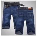 MENS DENIM SHORTS STRETCH SLIM FIT REGULAR SUMMER CASUAL HALF JEANS PANTS SIZE
