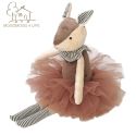 HANDMADE 37CM CUTE DEER IN TUTU PLUSH TOY SOFT STUFFED ANIMAL DOLL DECORATIVE TOYS HANDMADE 37CM CUTE DEER IN TUTU PLUSH TOY SOFT STUFFED ANIMAL DOLL DECORATIVE TOYS