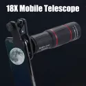 MONOCULAR ZOOM HD OPTICAL CELL PHONE LENS UNIVERSAL OBSERVING SURVEY 18X TELEPHOTO LENS WITH TRIPOD FOR SMARTPHONE