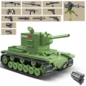 PCS MILITARY SOVIET RUSSIA KV-2 HEAVY TANK – BUILDING BLOCKS MODEL