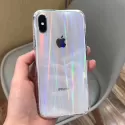 GRADIENT RAINBOW LASER PHONE CASE FOR IPHONE X & XS MAX