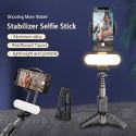 FOLDABLE HANDHELD GIMBAL STABILIZER WITH WIRELESS BLUETOOTH AND FILL LIGHT €“ PERFECT FOR HUAWEI AND IPHONE SMARTPHONES FOLDABLE HANDHELD GIMBAL STABILIZER WITH WIRELESS BLUETOOTH AND FILL LIGHT €“ PERFECT FOR HUAWEI AND IPHONE SMARTPHONES