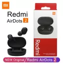 NEW XIAOMI REDMI AIRDOTS 2 WIRELESS BLUETOOTH HEADSET WITH MIC EARBUDS AIRDOTS 2 FONE BLUETOOTH EARPHONES WIRELESS HEADPHONES