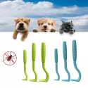 PET FLEA & TICK REMOVER TOOL – GROOMING HOOK COMB FOR DOGS & CATS