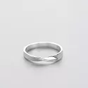 GEOMETRIC WAVE RING REAL 925 STERLING SILVER FINE JEWELRY FOR WOMEN