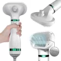 PET HAIR DRYER WITH SLICKER BRUSH 3 HEAT SETTINGS ONE-BUTTON HAIR REMOVAL PORTABLE DOG BLOWER FOR CLEANING GROOMING FURRY DRYING PET HAIR DRYER WITH SLICKER BRUSH 3 HEAT SETTINGS ONE-BUTTON HAIR REMOVAL PORTABLE DOG BLOWER FOR CLEANING GROOMING FURRY DRYING