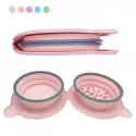 FOLDABLE SILICONE PET BOWLS NON-TOXIC PORTABLE PET TRAVEL FEEDING BOWL FOLDING PUPPY CAT BOWL OUTDOOR FOOD DISPENSER FEEDER FOLDABLE SILICONE PET BOWLS NON-TOXIC PORTABLE PET TRAVEL FEEDING BOWL FOLDING PUPPY CAT BOWL OUTDOOR FOOD DISPENSER FEEDER