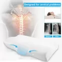 MEMORY FOAM BED ORTHOPEDIC PILLOW - NECK PROTECTION SLOW REBOUND MEMORY PILLOW - BUTTERFLY SHAPED HEALTH CERVICAL NECK MEMORY FOAM BED ORTHOPEDIC PILLOW - NECK PROTECTION SLOW REBOUND MEMORY PILLOW - BUTTERFLY SHAPED HEALTH CERVICAL NECK