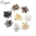 PREMIUM METAL JUMP RINGS SET – SILVER/GOLD/BRONZE SPLIT RINGS & CONNECTORS FOR DIY JEWELRY MAKING