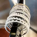 NEW WOMEN ELEGANT FULL PEARLS SIMPLE HAIRBANDS SWEET HEADBAND HAIR HOOPS HOLDER ORNAMENT HEAD BAND