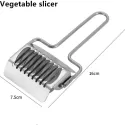PROFESSIONAL STAINLESS STEEL MANUAL CUTTING MACHINE - MULTIFUNCTIONAL SLICER FOR MEAT & VEG
