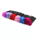 DISPOSABLE EYELASH & EYEBROW BRUSHES – 100PC PROFESSIONAL MASCARA WANDS FOR LASH EXTENSIONS