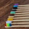 ECO-FRIENDLY MIXED COLOR BAMBOO TOOTHBRUSH - BIODEGRADABLE WOODEN BRUSH | PROTECHSHOP