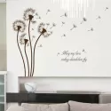 DANDELION WALL STICKERS - ELEGANT FLORAL WALL ART | PROTECHSHOP