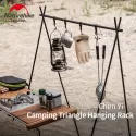 ALUMINUM ALLOY HANGING RACK OUTDOOR CAMPING TRIANGULAR RACK CAMP TABLEWARE COOKWARE RACK