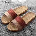 SLIPPERS MEN WOMEN NON-SLIP SIZE 7 COLORS GRADIENT STRIPE BEACH FLAT SHOES MALE SLIDES SLIPPERS MEN WOMEN NON-SLIP SIZE 7 COLORS GRADIENT STRIPE BEACH FLAT SHOES MALE SLIDES